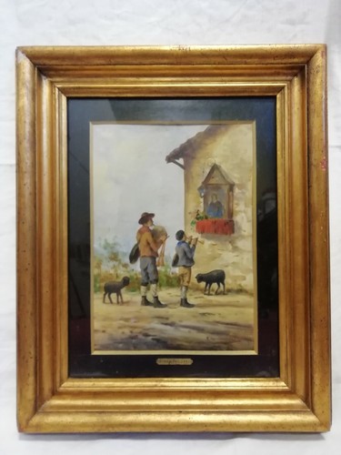 Dipinto suonatori cartone - dipinto,