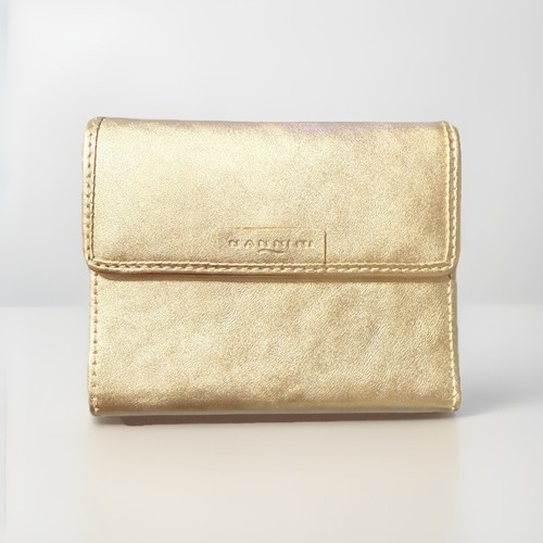 Nannini portafoglio pelle oro - nannini,
