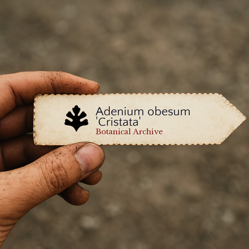 Adenium obesum cristata - obesum, 'cristata'