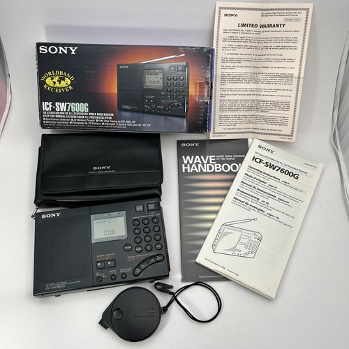 Sony icf sw7600g - sony, worldband