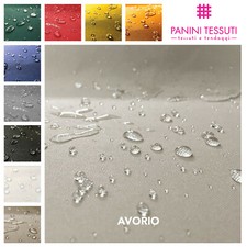 Tessuto Tela IMPERMEABILE antimacchia AL METRO o mezzo esterno gazebo coperture