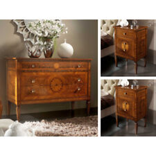 COMO' COMODINI GRUPPO TRITTICO CLASSICO INTARSIATO AMERA DA LETTO