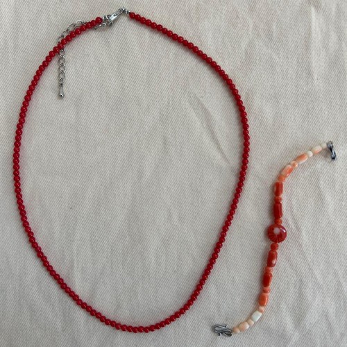 Set collana bracciale - e,