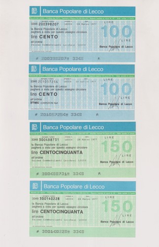 Miniassegni popolare lecco - miniassegni,