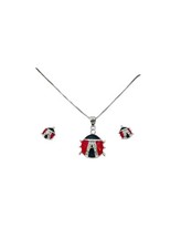 925 Silver Ladybug Set -