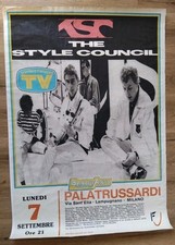 STYLE COUNCIL MANIFESTO ORIGINALE CONCERTO LIVE MILANO 7/9/87 - 70X100 CM POSTER