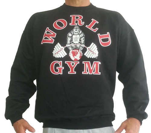 Felpa w800 world gym logo - felpa,