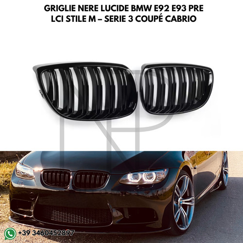 Griglie nere lucide - nere,
