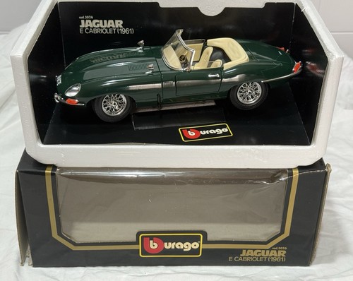 Burago jaguar e - 1:18, cabriolet