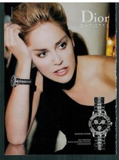 Pubblicita' Original del 2008 :  Orologio Dior Christal by Sharon Stone