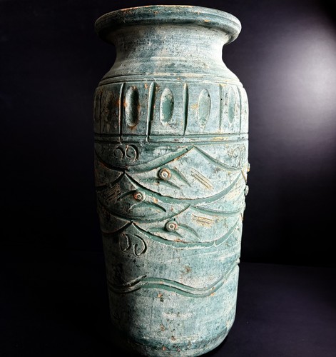 Vaso ceramica arte pesce