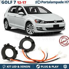 2x ADATTATORI montaggio KIT LED xenon H7 per VW GOLF 7 VII 12-17 Portalampada