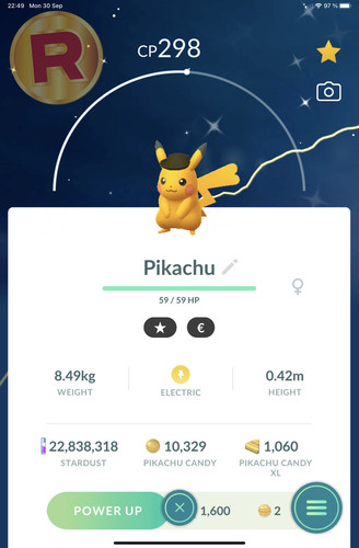 Shiny pikachu safari - shiny,