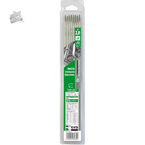 Elettrodi inox 316l - 316l, gys