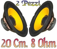COPPIA WOOFER 20 CM 8 Ohm 8"