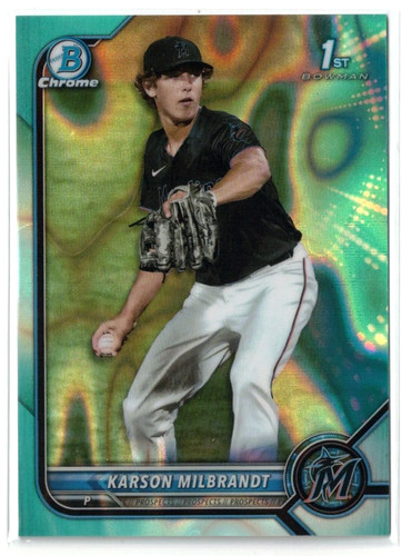 2022 bowman draft aqua - 1°,