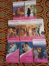 HARMONY COLLEZIONE Rosa- Minilotto Composto Da 8 Romanzi / Buone Condizioni 