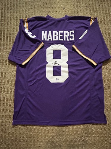 Maglia lsu autografata malik - autografata,