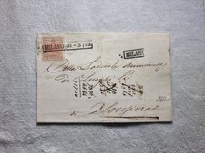 Regno Lombardo-Veneto Storia Postale 1852