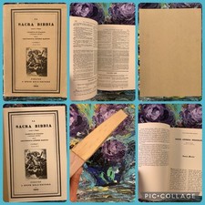 Ristampa Anastatica La Sacra Bibbia Salmi Traduzione Arcivescovo Martini