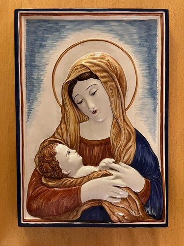 Ceramica imola madonna con - ceramica,