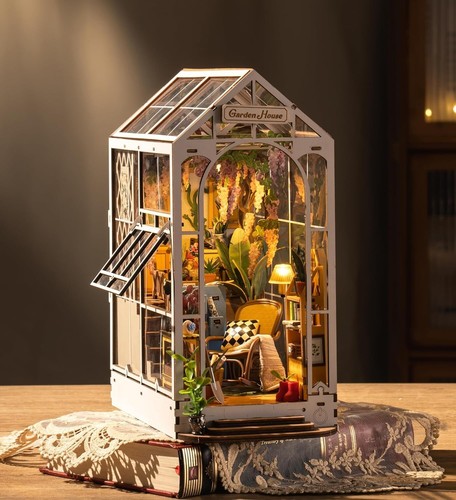 Robotime holiday garden - robotime, house