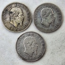 Regno d'Italia lotto da 1 lira