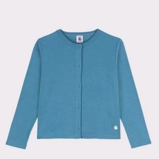 Cardigan Petit Bateau blu in