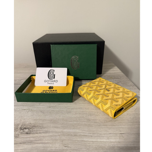 Goyard yellow logo geometric - goyard,