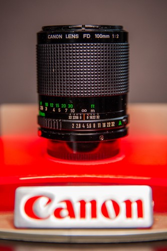 Obiettivo canon 100mm f2 - fd,