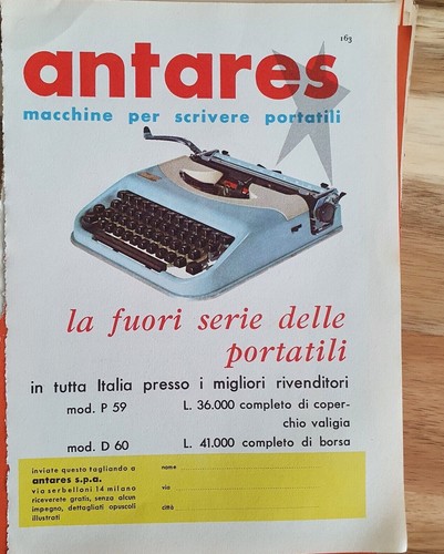 Antares macchina scrivere - macchina,