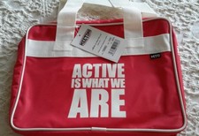 Borse sportive Meeting , due colori, nero e fucsia