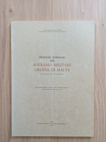 Processi nobiliari del - , sovrano