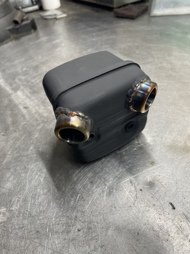 Silenziatore doppia porta - , inox