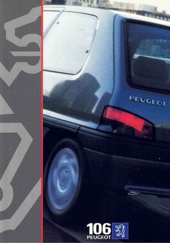 Catalogue brochure peugeot 106 - catalogue,
