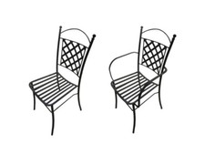 Iron Worked Garden Chairs Wide