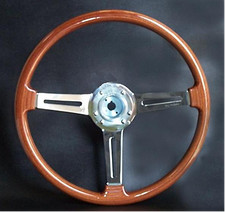 Volante in legno semicompleto con tre razze per A.R105/115 duetto-Steering wheel