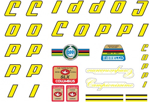 Adesivi telaio coppi - telaio,