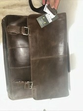 cartella e tracolla da lavoro beverly hills polo club- pelle vera mai usata