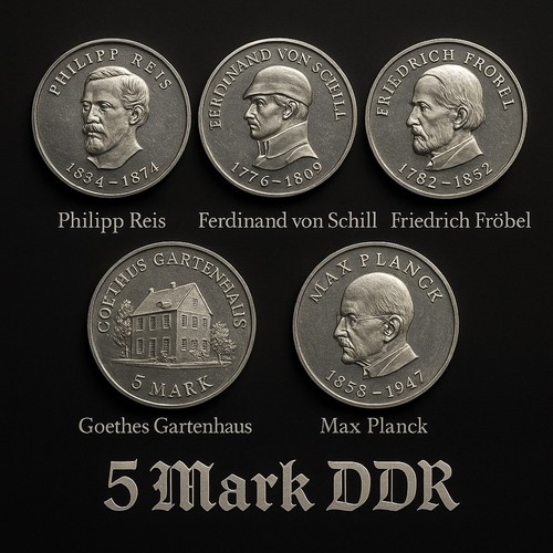 Marchi ddr monete - ddr,