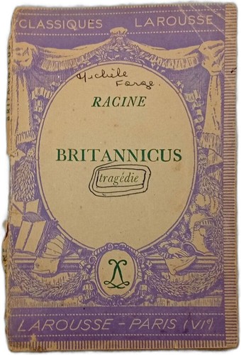 Britannicus larousse libro - larousse, di