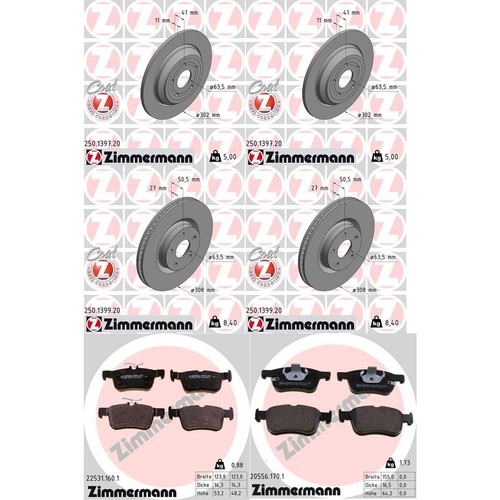 Zimmermann dischi freno - , +