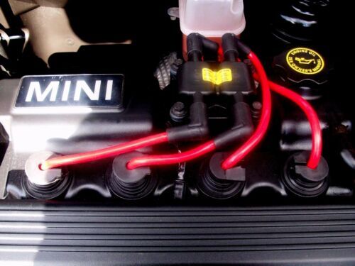 Rosso 5mm cavi accensione - 8.5mm,