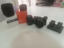 Sony Alpha6000 + lens Sony e 50mm F/1.8 OSS + Lens Sigma 19mm f/2.8 DN