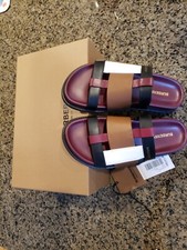 Sandali Burberry Thelma 37 (betulla scura, nero, marrone) prezzo al pubblico consigliato $790