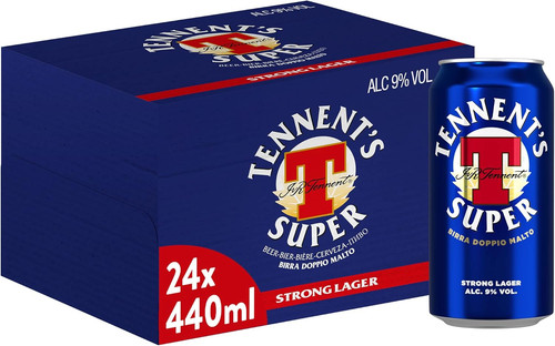 Tennent super birra - tennent's, lattina