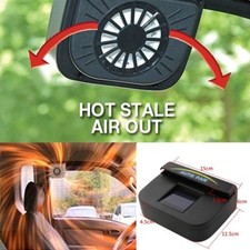 VENTILATORE ASPIRATORE ARIA CALDA SOLARE PER AUTO CAMPER FINESTRINO ABITACOLO