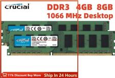 CRUCIAL 4 GB 8 GB DDR3 1066
