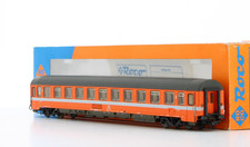 ROCO 4237B UIC-Z Eurofima 2 classe Arancio fascia grigia, logo FS a televisore