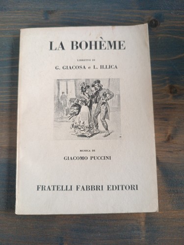 Bohème libretto giacosa - la, di
